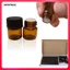 100 Chiếc Chai Tinh Dầu Thủy Tinh Hổ Phách Lọ Với Orifice Giảm Và Mũ 1ml