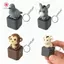 MJnmc Hoạt Hình Dễ Thương Dpression Fidget Đồ Chơi Móc Khóa Nút Âm Thanh Khỉ Thịt Cừu Thiết Kế Cho Trẻ Em Người Lớn Giảm Căng Thẳng Quà Tặng Mới