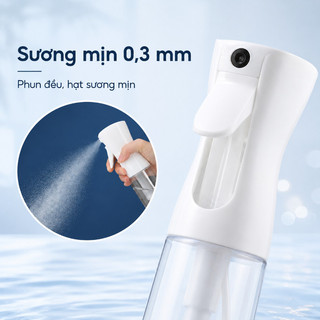 Bình xịt phun sương siêu mịn áp suất cao 200ml 300ml 500ml, nhấn xịt liên tục tiện dụng