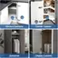 {AKIN} Bản lề cửa tủ 175 độ có thể điều chỉnh hạng nặng Không đục lỗ Buff thủy lực vô hình để đóng cửa tủ quần áo nhà bếp yên tĩnh {a}