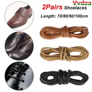 VVDZA 2 Cặp Giày Bốt Dây 70 / 80 / 90 / 100cm Giày Thể Thao Màu Da Đầm Giày