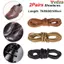 VVDZA 2 Cặp Giày Bốt Dây 70 / 80 / 90 / 100cm Giày Thể Thao Màu Da Đầm Giày