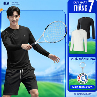 [HOT_BST MÙA ĐÔNG] Áo Thun Thể Thao Giữ Nhiệt Dài Tay HLA Sportsday – Cổ Tròn Thời Trang