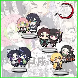 HT3 Demon Slayer Tấm Đứng Kamado Tanjiro Acrylic Ký Hiệu Kochou Shinobu Để Bàn Trang Trí TH3