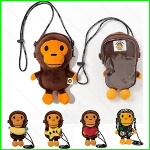 HT3 Baby Milo Nhật Bản Dạo Phố Hoạt Hình Khỉ Đeo Ngang Túi Điện Thoại TH3
