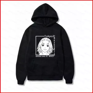 Tokyo Revengers - Sano Manjiro Áo Chui Đầu Dài Tay Áo Unisex Thường Ngày Anime Mikey Áo Hoody