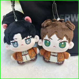 PS1 Tấn Công Titan Eren Jaeger Levi Ackerman Sang Trọng Búp Bê Quà Tặng Cho Bé Gái Túi Mặt Dây Chuyền Móc Khóa Đồ Chơi Nhồi Bông Cho Trẻ Em SP