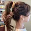 Kẹp Đuôi Ngựa Cao Mờ Màu Chuối Kẹp Nữ Phụ Kiện Phong Cách Tóc Đuôi Ngựa Thời Trang Barrettes Vuốt Tóc Kẹp Tóc [Mina]