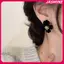 JASMINE Nhung Bông Tai Hoa Floing Bông Tai Tính Khí Cao Cấp Không Khí Bông Tai Nữ Trang Sức JASMINE