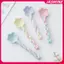 JASMINE 1 Gốm Tay Cầm Dài Thìa Dễ Thương Kem Vẽ Tay Món Tráng Miệng Thìa Tay Cầm Dài Bộ Đồ Ăn Nhà Bếp Phụ Kiện JASMINE