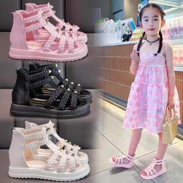 | sandals for boys | sandals for women ▼Giày Sandal Bé Gái Mùa Hè 2023 Phong Cách Mới Thời Trang Đế Mềm Trung Trẻ Em Bé Gái Thể Thao Công Chúa Bé Mở Ngón Chân La Mã Giày♔