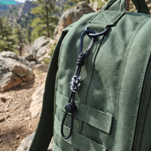 QEARY Nước Giải Khát Dây, Khóa Carabiner Kẹp Hợp Kim Chai Nước Dây, Phụ Kiện Bền Có Thể Điều Chỉnh Nhiều Màu Móc Chìa Khóa Dây Đi Bộ Đường Dài