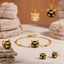 Cát Vàng Ai Cập Tốt Nhất Mèo Thần Mặt Dây Chuyền Men Mặt Dây Chuyền Mạ 24k Vòng Cổ Mặt Dây Chuyền Xương Đòn Dây Chuyền Tự Làm Phụ Kiện
