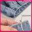 JASMINE 4 Váy Quần Jean Có Thể Tháo Rời Bule Phụ Kiện Có Thể Điều Chỉnh Tay Kẹp Cho Quần Thắt Lưng Tay Giảm Kẹp JASMINE