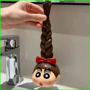 PS1 Crayon Shin-chan Nohara Shinnosuke Đa Năng Dây Buộc Tóc Giá Để Đồ Phòng Tắm Lối Vào Vật Trang Trí SP1