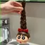 PS1 Crayon Shin-chan Nohara Shinnosuke Đa Năng Dây Buộc Tóc Giá Để Đồ Phòng Tắm Lối Vào Vật Trang Trí SP1
