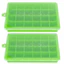DAYBREAK 2 Khay Đá Silicon, Nắp Có Thể Tháo Rời 24 Khoang Máy Làm Đá Vuông, Khay Làm Đá Dễ Dàng Có Thể Tái Sử Dụng Có Nắp Làm Nước