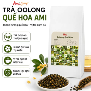Trà Oolong quế hoa AMI gói 1kg, hương thơm tinh tế, vị thanh tao hoàn hảo cho pha chế