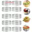 5 Chiếc Nhẫn Tart Tròn Thép Không Gỉ Chịu Nhiệt Đục Lỗ Khuôn DIY Mousse Trái Cây Bánh Tartlet Donut Khuôn Dụng Cụ Nhà Bếp