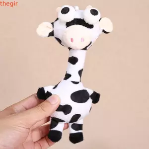 THEGIRL8B Gà Sang Trọng Móc Khóa, Thiết Kế Ngộ nghĩnh Mặt Dây Chuyền Túi Hươu Cao Cổ 20CM, Màu Trắng Kawaii Phong Cách Dễ Thương Quà Tặng Sáng Tạo Lợn Hồng Sang Trọng Mặt Dây Chuyền Túi Trang Trí