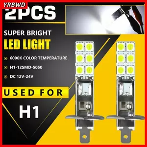 YRBWD 2 Cái / bộ Bóng Đèn Pha Lái Xe Sáng 2 Chiếc Siêu Sáng Hi / Low Kit Beam 55W LED DRL
