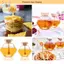 Chai Mật Ong Thủy Tinh Lục Giác Có Nồi Mật Ong Bằng Gỗ Thanh Khuấy Niêm Phong Lọ Mứt Trong Suốt Nhà Bếp Bảo Quản Nhà 100ML / 220ML / 380ML ELWW