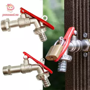 Đầu nối bình nước PWSEND, có khóa Vòi vòi tưới vườn bằng hợp kim kẽm, Dụng cụ làm vườn 1 / 2 inch 3 / 4 inch bền bỉ Vòi có thể khóa thay thế