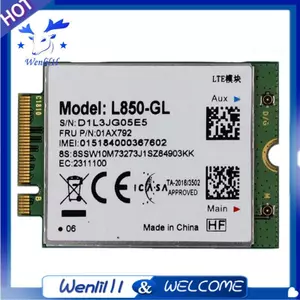 L850- 01AX792 M.2 Card Mô-đun không dây 4G LTE cho X1 Carbon T480S T580 P52 X280 X390 X395 P53 T490
