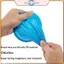 POWER 25 chiếc 1000ML Chuyển động Siness Túi dùng một lần Máy bay ô tô du lịch Túi nôn nhựa có dấu an toàn.