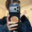 Chó Waffle đáng yêu Đối với trường hợp iPhone 17pro iphone16/15/14 lỗ lớn 13/12/11 mới