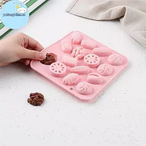 Pufangbliss Thân Thiện Với Người Dùng 3D Đai Ốc Khuôn Silicon Chịu Nhiệt Cho DIY Chocolate Nướng Cuộc Phiêu Lưu VN