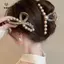 Kẹp Tóc Ngọc Trai Camellia Bé Gái Kẹp Đuôi Ngựa Thanh Lịch Kẹp Cá Mập Ngọt Ngào Cua Móng Vuốt Phụ Kiện Tóc Mũ [Mina]