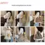 HFSHY Túi đeo vai ống hút dệt thông thường dành cho nữ Kích thước vừa phải có tay cầm Túi xách mềm cho kỳ nghỉ đi biển dã ngoại Tiệc ngoài trời VN