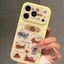 Ốp điện thoại Acrylic hoạt hình Dreaming Puppy cho IPhone 16 15 14 17 Pro Max Vỏ bảo vệ chống sốc