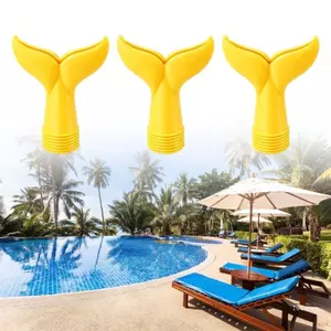 Vòi phun bể bơi bằng nhựa hàng đầu cho bố cục hiển thị nước Đầu dạng đuôi có kết nối vít để sử dụng tại nhà hàng ngày