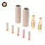 {TB & Bag} 9 Cái 0.8 / 1.0 / 1.2mm MIG Torch Gas Nozzle Tip Holder Bộ phận bảo vệ Đèn pin hàn 15AK Vòi phun bảo vệ lớp phủ mới.