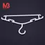 TRẮNG - Gói 10 Cái Móc Treo Chống Trơn Trượt Cho Quần Áo Trẻ Em Móc Treo PP Cho Bé Hoặc Trẻ Em 27 x 15 cm