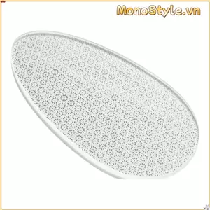 MONOSTYLE Glass Foot Rasp Plate, Peeling Double Sided Foot Scrubber, Exfoliating Glass Foot File Tool Chăm sóc móng chân