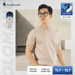 [DEAL SIZE XXL] Áo thun nam dệt kim POLOMANOR cao cấp, form dáng Hàn Quốc thanh lịch sang trọng