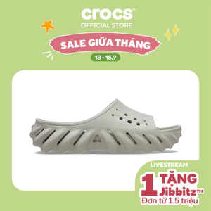 Dép Quai Ngang Unisex Crocs Echo - Elephant - 208170-1LM