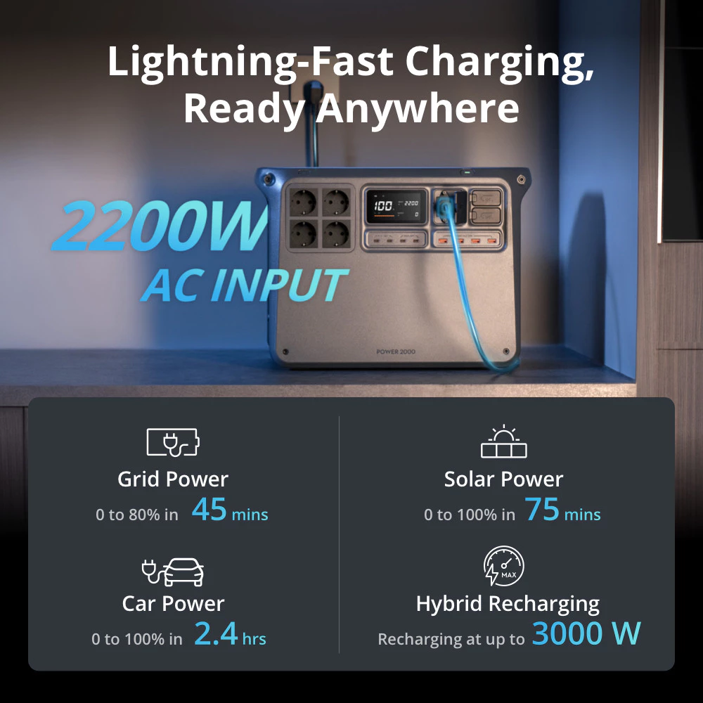 Trạm sạc di động DJI Power 2000