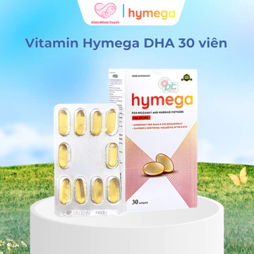 HYMEGA Dầu Cá Bổ Sung DHA Cho Mẹ Bầu, Bổ Não, Bổ Mắt và Tim Mạch H30 Viên
