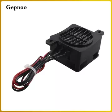 Máy sưởi 24V 12V DC Quạt giữ nhiệt Máy ấp trứng Máy sưởi quạt PTC Máy sưởi 12V 70W
