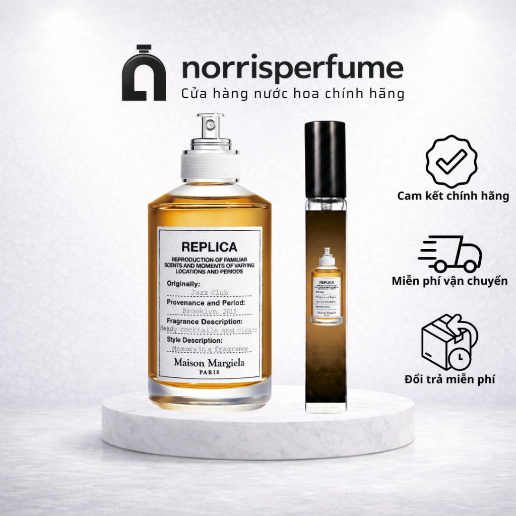 [Chính hãng] Nước Hoa Nam Jazz Club EDT Mini 10ml Hương Thuốc Lá Rượu Rum Ấm Áp Lôi Cuốn | BigBuy360 - bigbuy360.vn