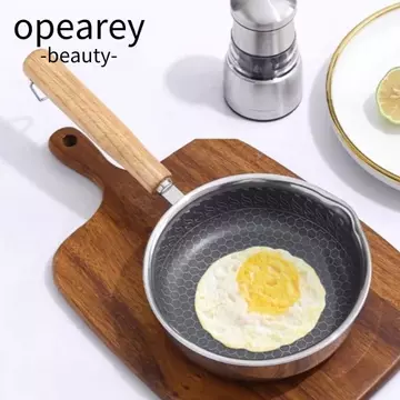 Chảo chống dính OPEAREY, Chảo chiên bề mặt chống dính bằng thép không gỉ, Chảo chiên không tráng chống dính nấu ăn