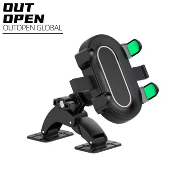 Giá đỡ điện thoại xoay 360 độ OUTOPEN, Đế thay thế Giá đỡ điện thoại có thể điều chỉnh 17mm Đế dính kép Giá đỡ điện thoại di động Giá đỡ bảng điều khiển ô tô