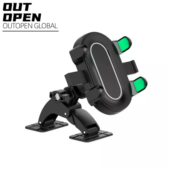 Giá đỡ điện thoại xoay 360 độ OUTOPEN, Đế thay thế Giá đỡ điện thoại có thể điều chỉnh 17mm Đế dính kép Giá đỡ điện thoại di động Giá đỡ bảng điều khiển ô tô