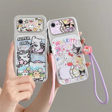 Dành Cho Ốp Lưng IPhone 7 IPhone 8 Ốp Lưng IPhone Se 2020 Ốp Lưng IPhone Se 2022 Ốp Lưng Thời Trang Mặt Gương Dễ Thương Giá Đỡ Ốp Lưng Điện Thoại Mềm XX-KZ