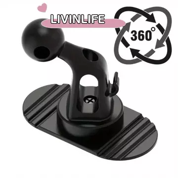 Giá đỡ điện thoại di động LIVINLIFE, Giá đỡ điện thoại trên ô tô, Giá đỡ điện thoại di động xoay 360 độ 17mm Đầu bi di động trên ô tô Giá đỡ điện thoại di động trên bảng điều khiển