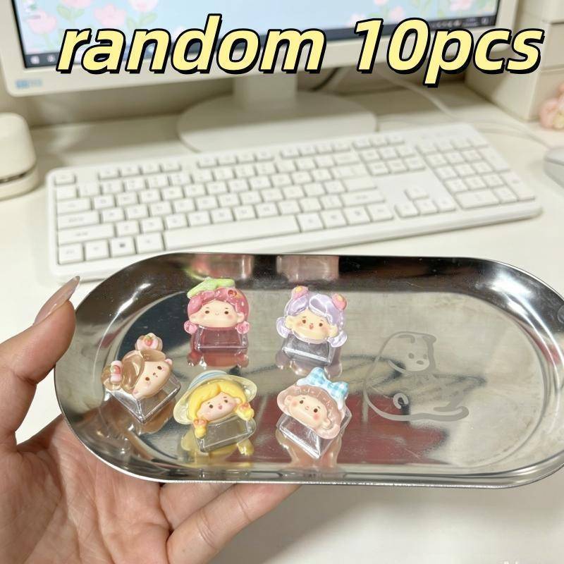 [ADP] 10 Cái DIY Custom Girls Keycaps Phụ kiện đồ chơi giảm căng thẳng ...